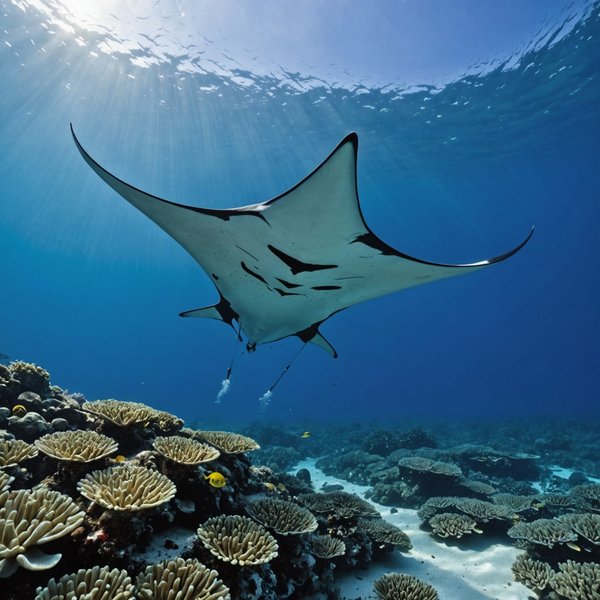 Où trouver les meilleures expériences de plongée avec les raies manta aux Maldives ?